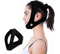 Bandeau Anti-Ronflement,Dispositif De Sangle Anti-Ronflement Pour Utilisateurs De Cpap, Bandeau De Tête Ajustable Et Respirant Pour Réduire Les Ronflements Chez Les Hommes Et Les Femmes. (Black)