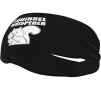 Bandeau Anti-Transpiration « l'homme Qui murmure à l'oreille des écureuils » pour Le Sport, séchage Rapide, Bandeau Amusant pour Hommes et Femmes.