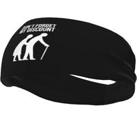 Bandeau Anti-Transpiration « Ne Profitez Pas de ma réduction Senior » antidérapant à séchage Rapide, Bandeau de Yoga Amusant pour Hommes et Femmes