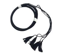 Bandeau arabe tendance avec taille réglable Keffiyeh Headscarf Corde pour fêtes et cérémonies religieuses Noir pour homme