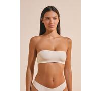 Bandeau armatures souples bretelles amovibles - Flexi Micro - 100C - Ecru - Femme - Etam