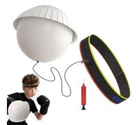 Bandeau avec balle de boxe, équipement de boxe et réglable, bandeau pour la tête avec balle à réflexes - Pour , garçons et adolescents, entraînement à la maison, gym et sports