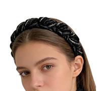 Bandeau avec dents de peigne pour femme - Serre-tête antidérapant avec | Bandeaux larges enveloppés pour femme pour adolescentes : jour de maquillage, coiffure, maison, voyage, événements