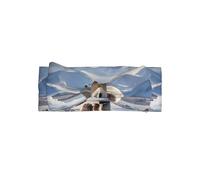 Bandeau avec nœud à motif ours polaire, accessoire pour cheveux de bébé, adapté aux bébés âgés de 0 à 6 mois ou à porter au quotidien