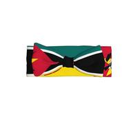Bandeau avec nœud drapeau du Mozambique pour bébé fille - Bandeau en polyester doux et extensible, parfait pour les nouveau-nés de 0 à 6 mois, cadeau de bébé, accessoire photo