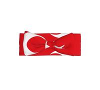 Bandeau avec nœud en forme de drapeau de la Turquie, doux et confortable, adapté pour un usage quotidien, une fête et une prise de photos
