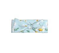 Bandeau avec nœud imprimé marguerite - Accessoire pour cheveux - Convient pour les nouveau-nés, les nourrissons et les jeunes enfants