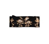 Bandeau avec nœud imprimé singe, un turban tendance avec élasticité, adapté pour les nouveau-nés et les nourrissons