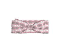 Bandeau avec nœud Love Flamingo pour bébé, imprimé intégral, fabriqué en matériau doux et agréable pour la peau.