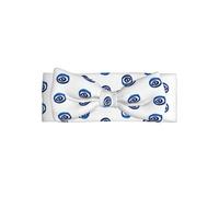 Bandeau avec nœud pour bébé avec imprimé mauvais yeux - Délicat et sensible pour les nouveau-nés, bandeaux en nylon extensible