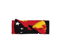Bandeau avec nœud pour bébé fille Drapeau de la Papouasie-Nouvelle-Guinée en polyester doux et extensible, parfait pour les nouveau-nés de 0 à 6 mois, cadeau de bébé, accessoire photo