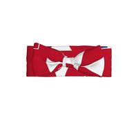 Bandeau avec nœud pour bébé fille Drapeau des îles Wallis et Futuna - Bandeau en polyester doux et extensible, parfait pour les nouveau-nés de 0 à 6 mois, cadeau de bébé, accessoire photo