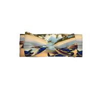 Bandeau avec nœud tortues sur la plage, doux et confortable, adapté pour un usage quotidien, une fête et une prise de photos