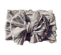 Bandeau avec nœuds en dentelle pour bébé fille - Accessoire pour cheveux fait à la main - Fête prénatale