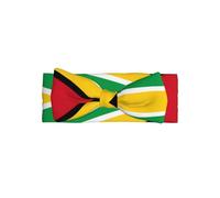 Bandeau avec nœuds pour bébé imprimé drapeau de la Guyane, accessoires pour cheveux doux pour la peau, bandeau délicat pour nouveau-nés, nourrissons et tout-petits