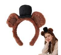 Bandeau avec oreilles d'ours - Marron - Pour du visage