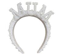 Bandeau avec perles pour maman - Magnifique bandeau pour maman - Pour fête prénatale