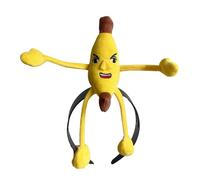 Bandeau Banane En Peluche - Accessoire De Cheveux Amusant Pour Cosplay Et Fêtes | Serre-Tête Créatif Et Doux Pour Soins Du Visage, Streaming Et Rassemblements | Pourr Adultes Et Déguisements