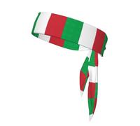 Bandeau bandana absorbant la transpiration Drapeau Italie Idéal pour sports de plein air, tennis, course à pied, cyclisme, unisexe