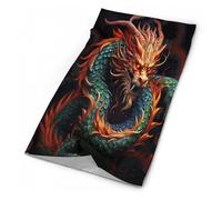 Bandeau, bandana, foulard magique, motif dragon chinois, cache-cou, cache-cou, cache-cou, pour sports de plein air, randonnée, cyclisme, pêche, Motif dragon, Taille unique