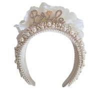 Bandeau, bandeau, bandeau for femme, bandeau à fleurs en tissu, bandeau de mariée clouté, cerceau à cheveux 3D, fleur, enterrement de vie de jeune fille, perles, cadeau de mariée, fête prénuptiale, ma