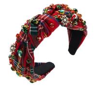 Bandeau, bandeau, bandeau for femme, bandeau à fleurs en tissu, bandeaux à thème de festival for femmes, bandeau à strass français, bandeau noué, outil de maquillage, accessoires for cheveux de fille(