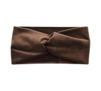 Bandeau Bandeau de Yoga élastique torsadé for se Laver Le Visage et maquiller(Coffe)