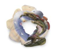 Bandeau, bandeau imprimé peinture phare, bandeau élastique, bandeau de sport, bandeau de lavage du visage