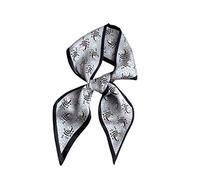 Bandeau bandes de cheveux Foulard en soie maigre femmes bandeau mode ruban chouchous sac à main bracelet de poignet Foulard accessoires(Color:Lo-67)