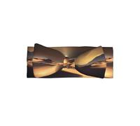 Bandeau Bébé Bow Imprimé Désert Sahara Mignon - Bandeau en Nylon Doux et Extensible, Accessoires Cheveux Princesse Délicat