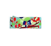 Bandeau Bébé Bow Imprimé Feuille Rouge Oiseau Mignon - Bandeau Nylon Doux & Extensible, Accessoires Cheveux Délicat Princesse