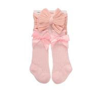 Bandeau Bebe Fille, Chaussettes Bébé Bandeaux Pour Bébé Serré Tête Bébé Bandeaux Cheveux Fille Élastique Bande De Cheveux Arcs Cheveux Accessoires pour Nouveau-Né Nourrisson Tout-Petit