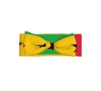 Bandeau Bébé Fille Imprimé Drapeau Sao Tomé et Principe - Accessoires Cheveux Souple Élastique Noeud en Nylon pour Bébé Fille