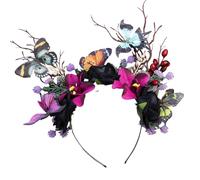 Bandeau Bibi Couronnes Papillon Pour Femmes Monarques Tea Party Derby Halloween Costume Accessoire Pour Cheveux Bandeau Monarques Papillon
