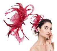 Bandeau bibi rétro britannique, petit chapeau bibi, design charmant, ajustement ergonomique sécurisé, 15 cm, pour un usage quotidien, réunions en plein air