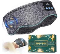 Bandeau Bluetooth Sommeil Cadeau Homme: Idee Cadeau Femme Original Utile Bandeau Ecouteurs pour Dormir de Musique, Masque de Nuit Connectée Calendrier de l'avent Homme Idée Cadeaux Noel Secret Santa