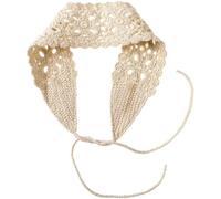 Bandeau bohème en tricot pour femme - Bandeau tressé - Bandeau vintage - Bandeau fin - Bandeau d'été - Accessoire de cheveux mignon pour fille