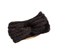 Bandeau Cache-Oreilles Bande rétro torsadée for automne et hiver, couvre-chef tissé à large bord, accessoires de cheveux for femmes, bandeau tricoté avec nœud, Turbans(Color 2)