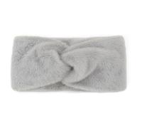 Bandeau Cache-Oreilles Bandeau cache-oreilles d'hiver for femme, bandeau élastique croisé en peluche, couleur unie, large, idéal for le maquillage du visage, accessoires for filles(Light Grey)
