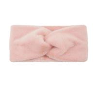 Bandeau Cache-Oreilles Bandeau cache-oreilles d'hiver for femme, bandeau élastique croisé en peluche, couleur unie, large, idéal for le maquillage du visage, accessoires for filles(Light pink)
