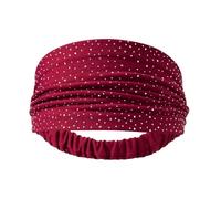 Bandeau Cache-Oreilles Bandeau Cheveux Femme Strass Elégant Couleur Unie Coton Élastique(Color 5)