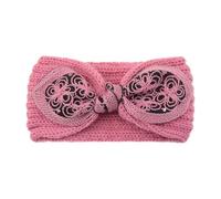 Bandeau Cache-Oreilles Bandeau noué brodé, bandeau épais, turban élastique au crochet, cache-oreilles, foulard for adultes, accessoires for cheveux d'hiver(Color-3)
