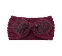 Bandeau Cache-Oreilles Bandeau noué brodé, bandeau épais, turban élastique au crochet, cache-oreilles, foulard for adultes, accessoires for cheveux d'hiver(Color-8)