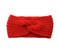 Bandeau Cache-Oreilles Bandeau tricoté en peluche d'hiver for femmes et filles, bandeaux élastiques chauds, foulard Bandana fait à la main(Color 14)