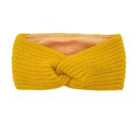 Bandeau Cache-Oreilles Bandeaux tricotés larges doublés de polaire for femmes, bandeau chaud et solide, élastique, couvre-chef de sport et de Yoga, accessoires for cheveux(Ginger)