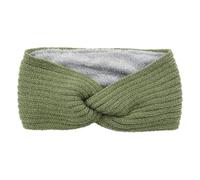 Bandeau Cache-Oreilles Bandeaux tricotés larges doublés de polaire for femmes, bandeau chaud et solide, élastique, couvre-chef de sport et de Yoga, accessoires for cheveux(Green)