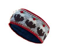 Bandeau cache-oreilles en laine pour femme avec doublure polaire tricotée à la main Gris Taille unique Fait main Pachamama Commerce équitable