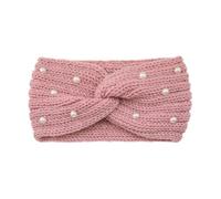 Bandeau Cache-Oreilles Large bandeau en perles croisées for femmes, couleur unie, chaud, élastique, couvre-chef de sport, Yoga, accessoires for cheveux(Color23)