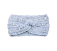Bandeau Cache-Oreilles Large bandeau en perles croisées for femmes, couleur unie, chaud, élastique, couvre-chef de sport, Yoga, accessoires for cheveux(Color06)