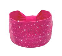 Bandeau Cache-Oreilles Strass bandeau femmes cheveux diadème élégant bandeaux avec pierres et cristaux élastique tête bijoux accessoires(Color 4)